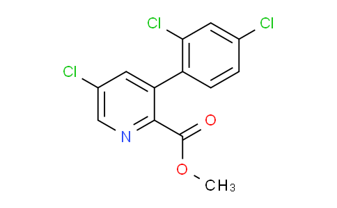 AM76831 | 1361677-02-2 | Methyl 5-chloro-3-(2,4-dichlorophenyl)picolinate
