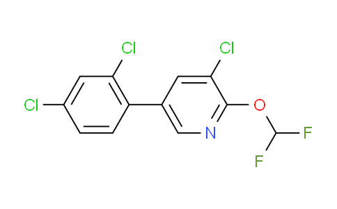 AM76836 | 1361730-50-8 | 3-Chloro-5-(2,4-dichlorophenyl)-2-(difluoromethoxy)pyridine