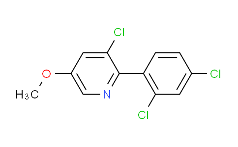 AM76840 | 1361730-82-6 | 3-Chloro-2-(2,4-dichlorophenyl)-5-methoxypyridine