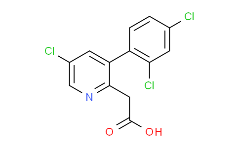 5-Chloro-3-(2,4-dichlorophenyl)pyridine-2-acetic acid