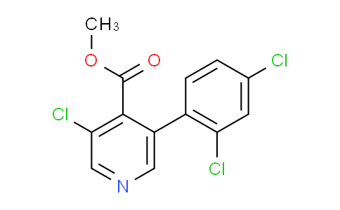 Methyl 3-chloro-5-(2,4-dichlorophenyl)isonicotinate