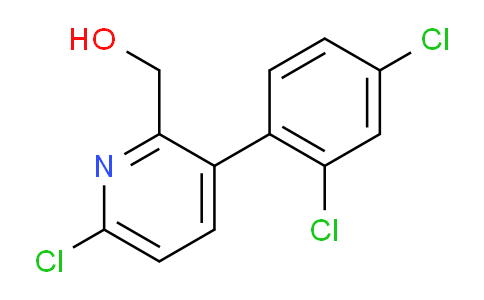6-Chloro-3-(2,4-dichlorophenyl)pyridine-2-methanol