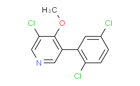 5-Chloro-3-(2,5-dichlorophenyl)-4-methoxypyridine