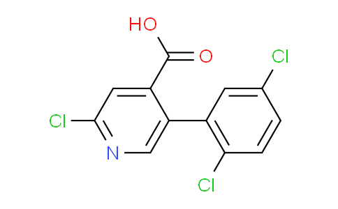 2-Chloro-5-(2,5-dichlorophenyl)isonicotinic acid
