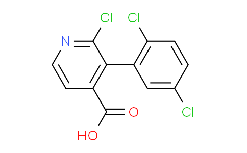 2-Chloro-3-(2,5-dichlorophenyl)isonicotinic acid