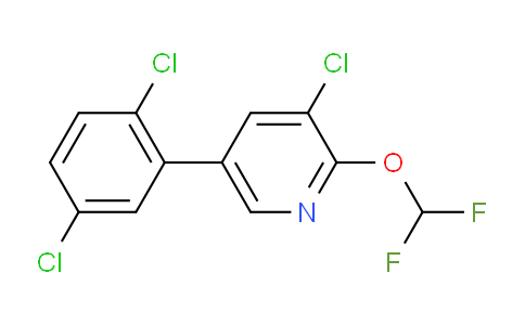 AM76933 | 1361897-59-7 | 3-Chloro-5-(2,5-dichlorophenyl)-2-(difluoromethoxy)pyridine