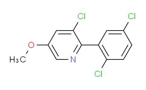 AM76934 | 1361677-38-4 | 3-Chloro-2-(2,5-dichlorophenyl)-5-methoxypyridine