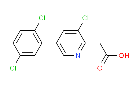 3-Chloro-5-(2,5-dichlorophenyl)pyridine-2-acetic acid