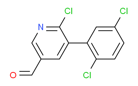 6-Chloro-5-(2,5-dichlorophenyl)nicotinaldehyde