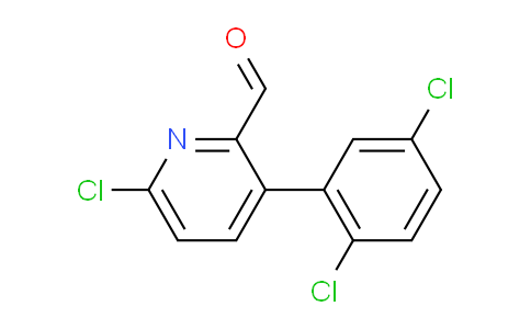 6-Chloro-3-(2,5-dichlorophenyl)picolinaldehyde
