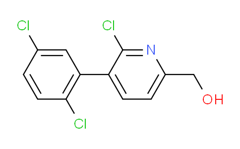 2-Chloro-3-(2,5-dichlorophenyl)pyridine-6-methanol