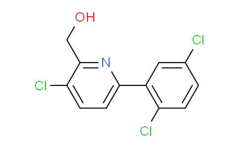 3-Chloro-6-(2,5-dichlorophenyl)pyridine-2-methanol