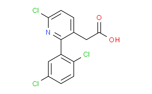 6-Chloro-2-(2,5-dichlorophenyl)pyridine-3-acetic acid
