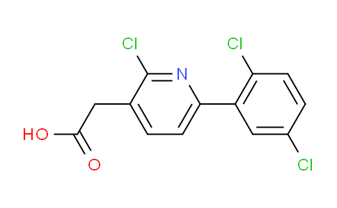 2-Chloro-6-(2,5-dichlorophenyl)pyridine-3-acetic acid