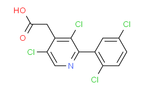 3,5-Dichloro-2-(2,5-dichlorophenyl)pyridine-4-acetic acid