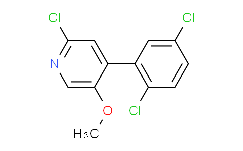 2-Chloro-4-(2,5-dichlorophenyl)-5-methoxypyridine