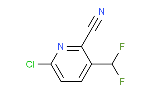 6-Chloro-2-cyano-3-(difluoromethyl)pyridine