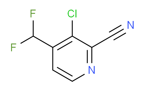 3-Chloro-2-cyano-4-(difluoromethyl)pyridine