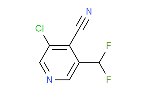 3-Chloro-4-cyano-5-(difluoromethyl)pyridine