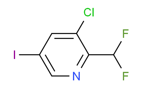 3-Chloro-2-(difluoromethyl)-5-iodopyridine