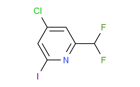 AM77063 | 1805314-72-0 | 4-Chloro-2-(difluoromethyl)-6-iodopyridine