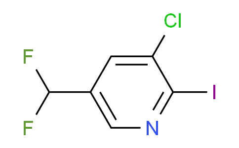 3-Chloro-5-(difluoromethyl)-2-iodopyridine