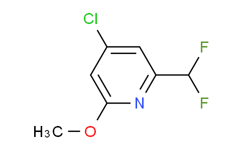 4-Chloro-2-(difluoromethyl)-6-methoxypyridine