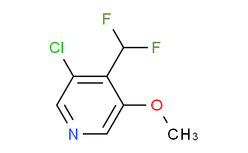 3-Chloro-4-(difluoromethyl)-5-methoxypyridine