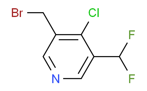 3-(Bromomethyl)-4-chloro-5-(difluoromethyl)pyridine