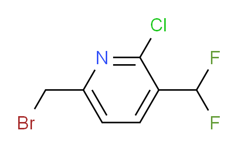 6-(Bromomethyl)-2-chloro-3-(difluoromethyl)pyridine