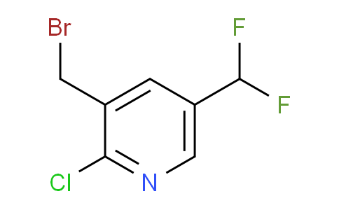 3-(Bromomethyl)-2-chloro-5-(difluoromethyl)pyridine