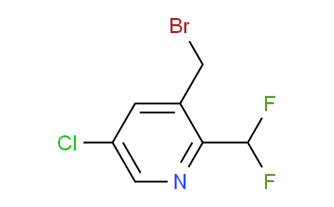 3-(Bromomethyl)-5-chloro-2-(difluoromethyl)pyridine