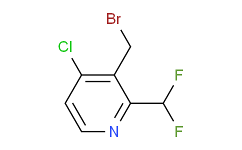 3-(Bromomethyl)-4-chloro-2-(difluoromethyl)pyridine