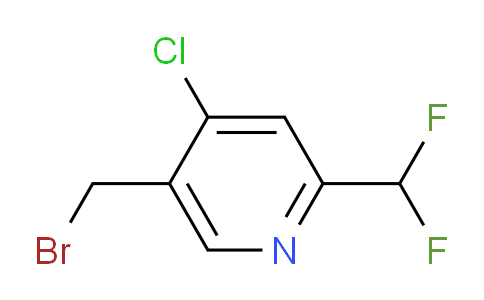 5-(Bromomethyl)-4-chloro-2-(difluoromethyl)pyridine