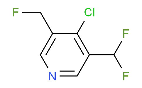 4-Chloro-3-(difluoromethyl)-5-(fluoromethyl)pyridine