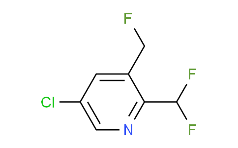 5-Chloro-2-(difluoromethyl)-3-(fluoromethyl)pyridine
