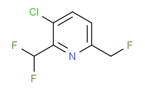 3-Chloro-2-(difluoromethyl)-6-(fluoromethyl)pyridine