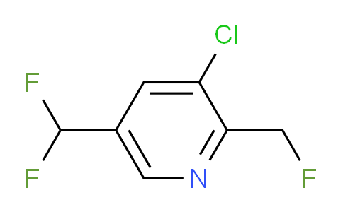 3-Chloro-5-(difluoromethyl)-2-(fluoromethyl)pyridine