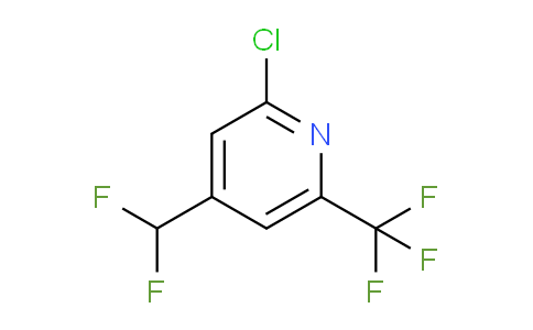2-Chloro-4-(difluoromethyl)-6-(trifluoromethyl)pyridine