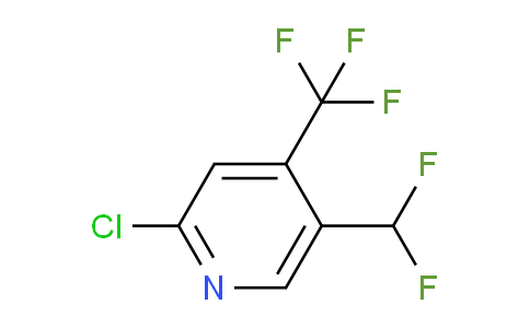 2-Chloro-5-(difluoromethyl)-4-(trifluoromethyl)pyridine
