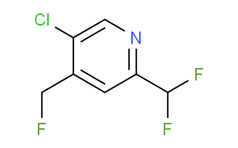 5-Chloro-2-(difluoromethyl)-4-(fluoromethyl)pyridine