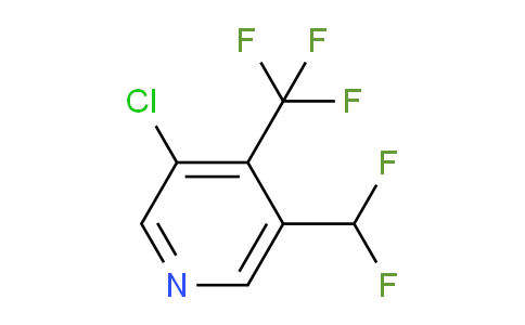 3-Chloro-5-(difluoromethyl)-4-(trifluoromethyl)pyridine