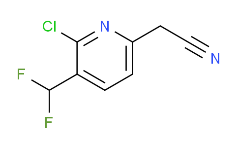AM77185 | 1803710-30-6 | 2-Chloro-3-(difluoromethyl)pyridine-6-acetonitrile