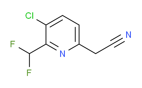 AM77193 | 1806019-98-6 | 3-Chloro-2-(difluoromethyl)pyridine-6-acetonitrile