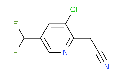 AM77197 | 1805303-70-1 | 3-Chloro-5-(difluoromethyl)pyridine-2-acetonitrile
