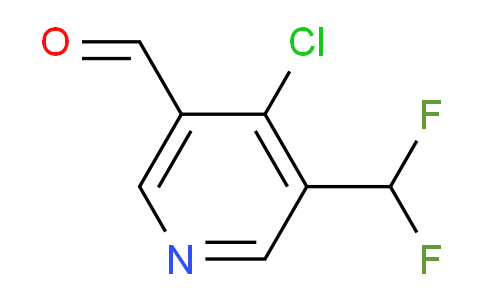4-Chloro-3-(difluoromethyl)pyridine-5-carboxaldehyde