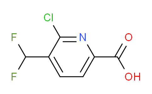 2-Chloro-3-(difluoromethyl)pyridine-6-carboxylic acid