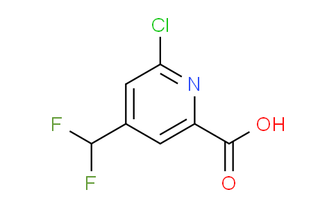 2-Chloro-4-(difluoromethyl)pyridine-6-carboxylic acid