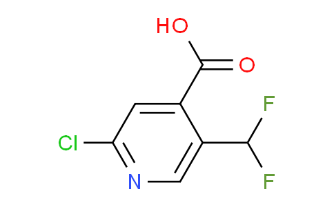 2-Chloro-5-(difluoromethyl)pyridine-4-carboxylic acid