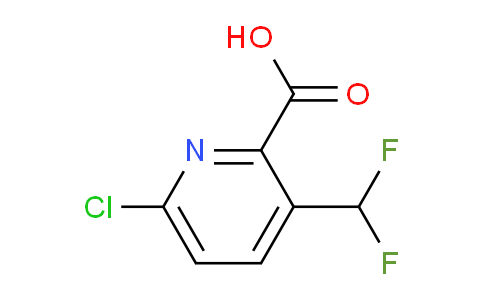 6-Chloro-3-(difluoromethyl)pyridine-2-carboxylic acid
